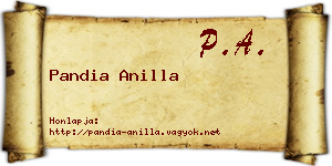 Pandia Anilla névjegykártya